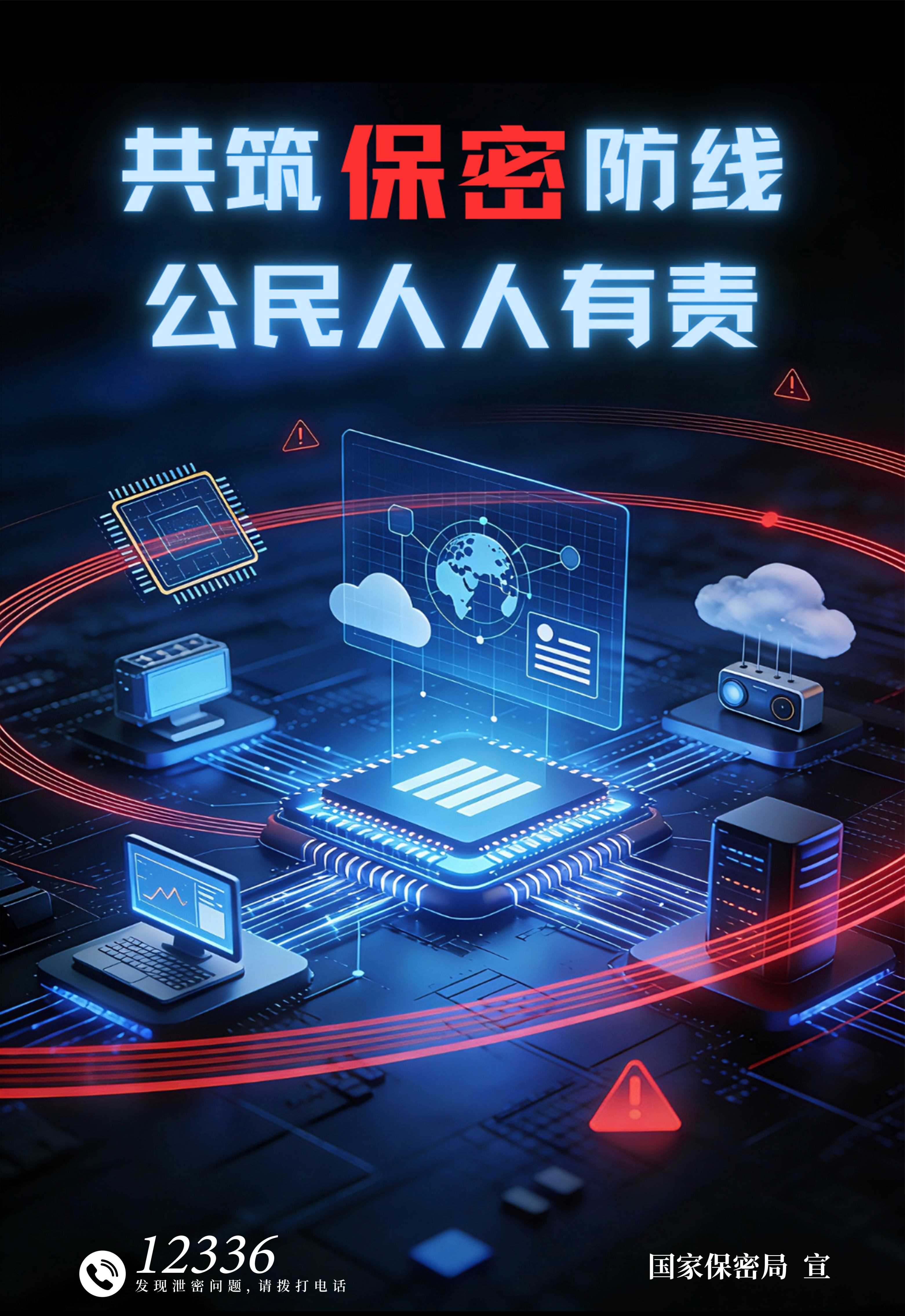 共筑保密防线，公民人人有责  2026年保密公益宣传海报《数智红线》    来源：国家保密局官方网站.jpg